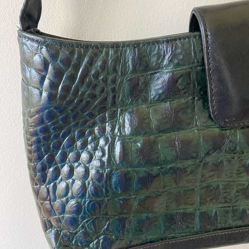 Nir Saban Leather Croc Handbag